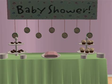 Mod The Sims Baby Shower Mesh Set