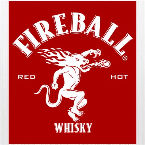Brand Logo Logo Fireball Red Hot Vector File Whisky Svg Neon