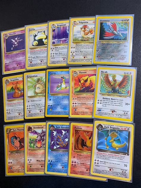 40 Vintage Original Pokemon Cards Holo Rares And 1st Editions Etsy