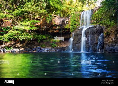 Tropical Rainforest Waterfalls
