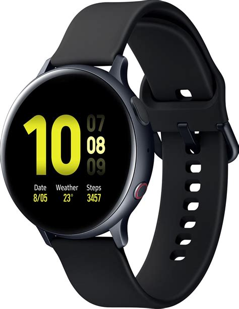 Samsung Galaxy Watch Active2 44mm Aluminum Bt Black Sportiga Och Snygga Galaxy Watch Active2