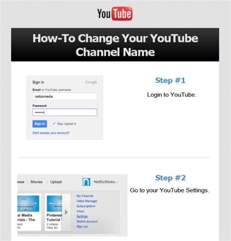 People love puns, rhyming, and alliteration, but don't try to integrate all three. How-To Change your YouTube Channel Name [Instructographic ...
