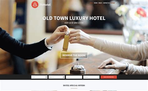 Hotel Business Hotel And Restaurant Wordpress Theme