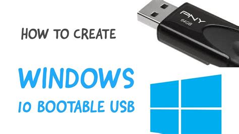 How To Create Windows 10 Bootable Usb Flash Drive Youtube