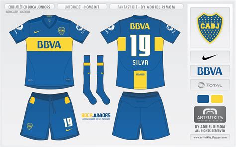 Boca Juniors Fantasy Kit By Adriel Rimom