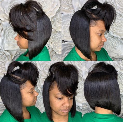 10 Deep Side Part Bob Sew In Fashionblog