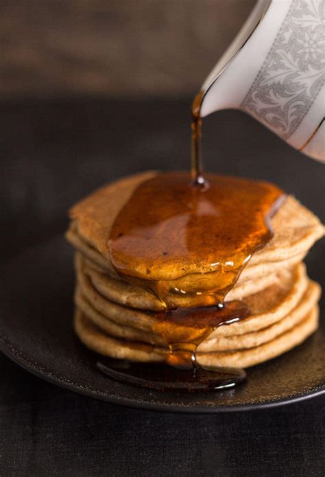 Pumpkin Spice Pancakes With Fresh Pumpkin Puree And Spices