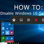Disable Game Bar Windows 11