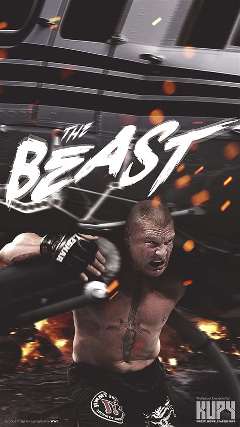 The Beast Wwe Brock Lesnar Hd Phone Wallpaper Peakpx