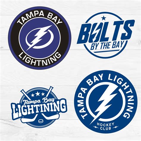 Tampa Bay Lightning Svg Bundle Tampa Bay Lightning Logo Svg Etsy