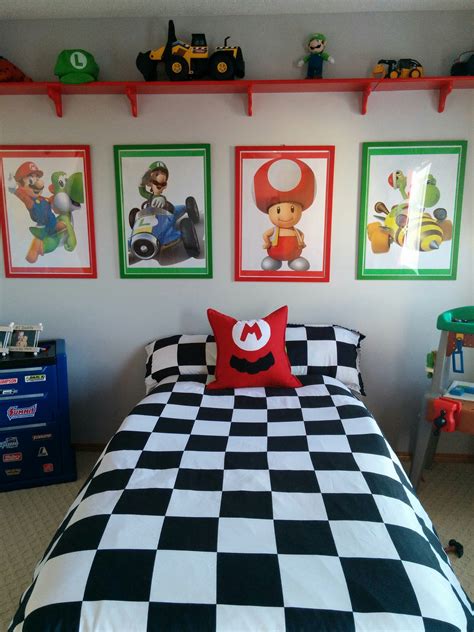Mario Brothers Themed Bedroom Bedroom Themes Boys Bedroom Themes