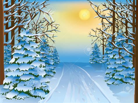 Winter Scene Free Clipart Free Images At
