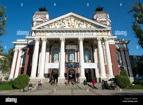 Ivan Vazov National Theatre Sofia Bulgaria Stock Photo Alamy