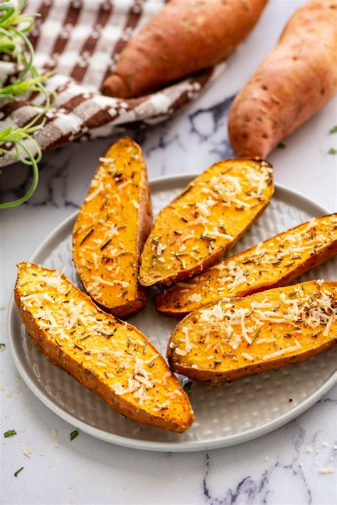 Easy Side Dish Roasted Sweet Potatoes With Rosemary Recipe