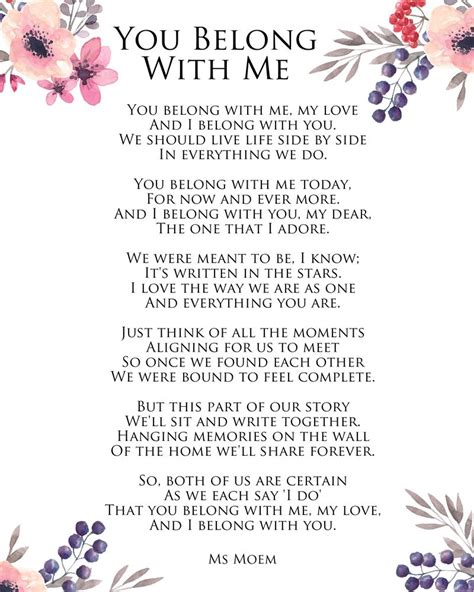Romantic Love Poems For Your Wedding Artofit