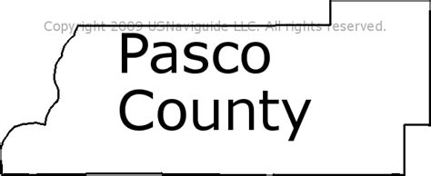 Pasco County Fl Zip Code Map