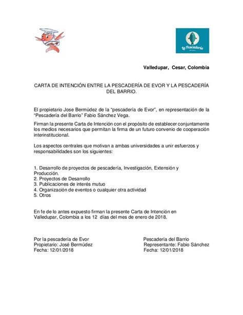 Ejemplo Carta De Intencion Para Universidad Modelo De Informe Images