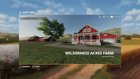 Wilderness Acres Farm V10 Map Farming Simulator 19 Mod