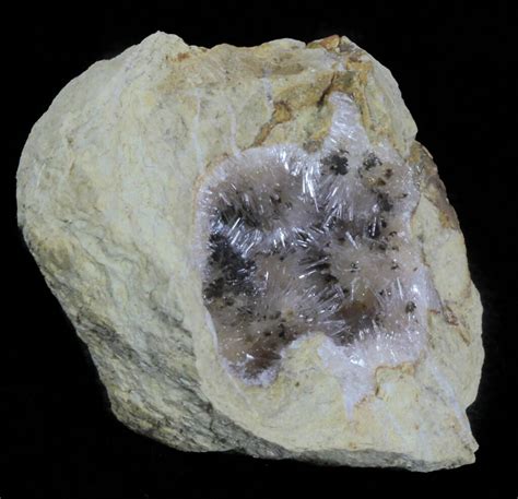 Aragonite And Kutnohorite Crystal Geode Half Italy 61767 For Sale