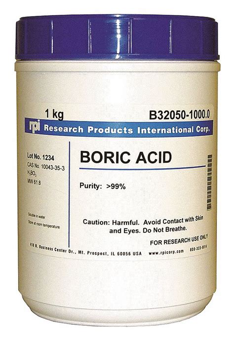 Rpi Boric Acid 1 Kg Container Size Powder 31fw66b32050 10000