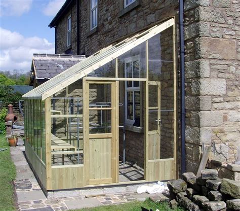 I got the basic info on the web, found the most suitable area on my site and started the door presented a special problem to me because there were so many ways to do it! Traditional Timber Lean-to Greenhouse 12' x 8' with Double ...