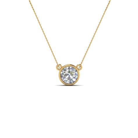 Shop our bezel gold diamond necklace selection from the world's finest dealers on 1stdibs. Single Bezel Set Diamond Pendant Necklace In 14K Yellow ...