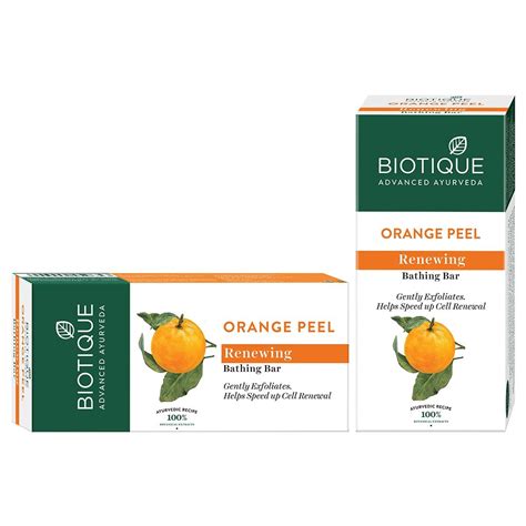 Buy Biotique Bio Orange Peel Revitalizing Body Soap 150g Online At Low