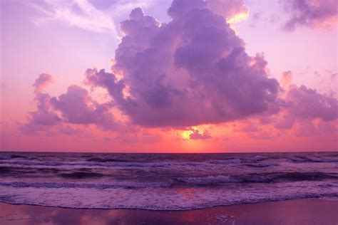 Pink Beach Sky Rae Spofford Flickr