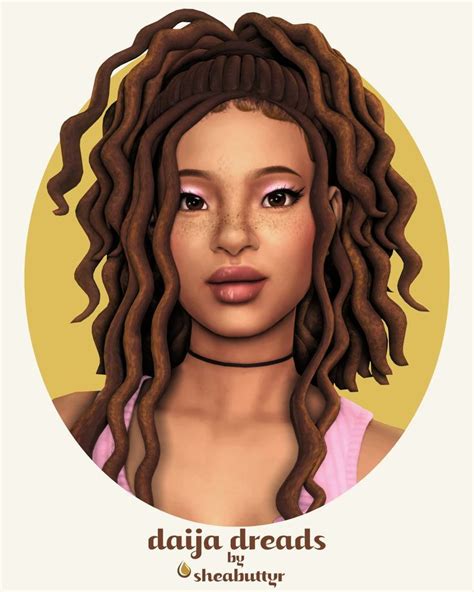Daija Dreads Sims 4 Sims Hair Sims