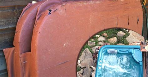 We figured out a solution to this problem. DIY Rollable Cedar Hot Tub Spa Cover | Hometalk