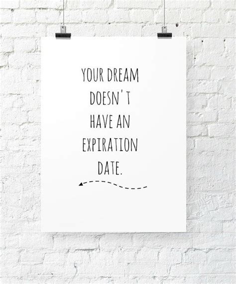 wall art quote print your dream doesn t have an etsy quote prints dreaming of you