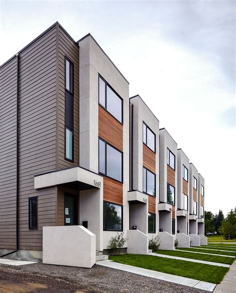 Parcside Townhomes Townhouse Exterior Modern Townhouse Facade House