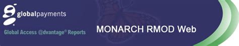 Monarch Rmod Web Login Page