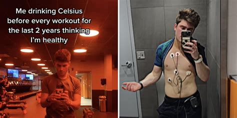 celsius energy drink tiktoker says it sent him to the hospital