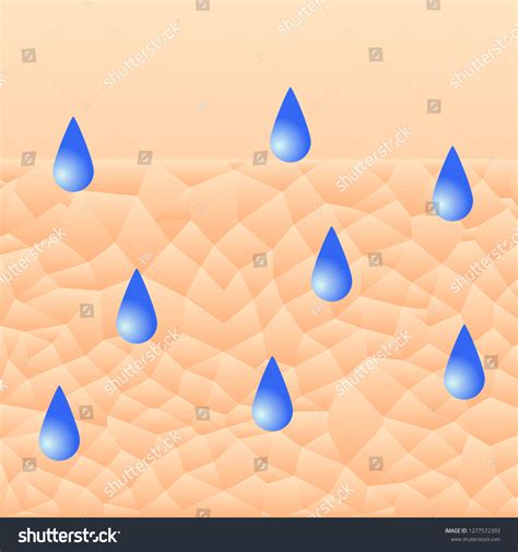 Human Skin Texture Background Vector Pattern Stock Vector Royalty Free