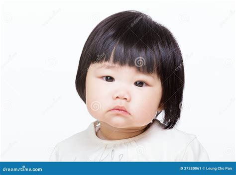 Cute Baby Girl Stock Image Image Of Studio Newborn 37280061