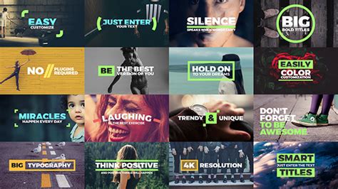 Free Videohive Fresh Titles Auto Resizing Animated Typography Text