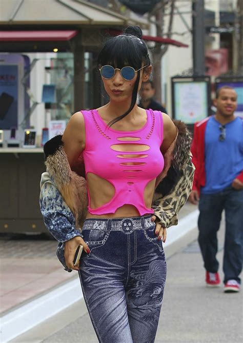 Dirty D Lister Bai Ling Shows Her Hard Nipples While Shopping The Fappening