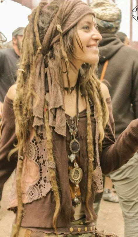 Hippies Garden Dreadlocks Girl Hippie Dreads Hippie Hair