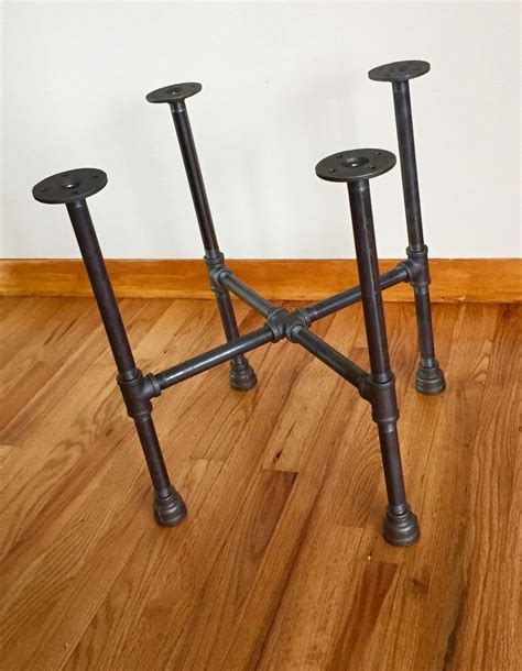 Black Pipe Table Baseframe Diy Parts Kit 1 Black Pipe X 32 Wide X 28 Tall