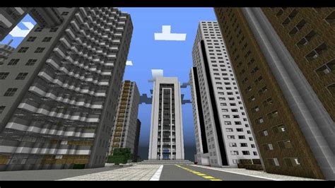 Modern Minecraft Skyscraper City 125 Ready Youtube