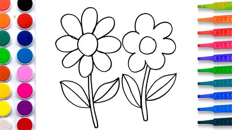 Kids, adults and your entire family! Flowers Coloring Pages Salt Painting for Kids | Fun Art ...