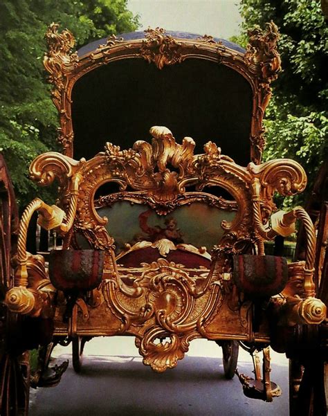 The Prince Of Liechtensteins Golden Carriage At Schonbrunn Castle