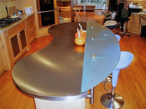 Unique Stainless Steel Kitchen Island Countertop