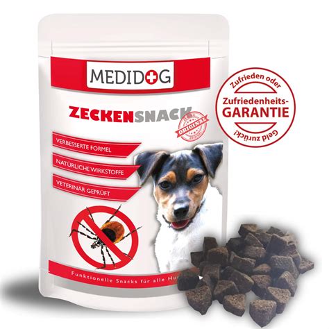Medidog Anti Zecken Snack 150g Zeckenschutz für Hunde für 4 97 bei