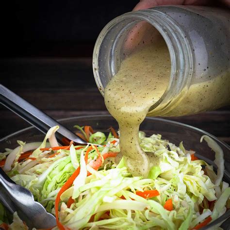 Creamy Coleslaw Dressing Recipe ~ The Salted Pepper