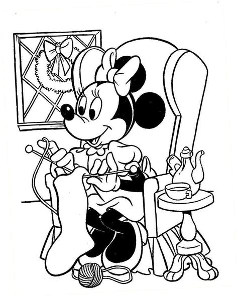 Minnie kiss mickey color page. MINNIE MOUSE DISNEY CHRISTMAS COLORING | Minnie mouse ...