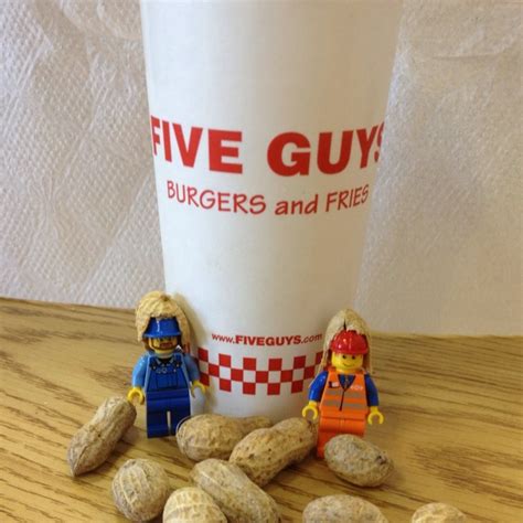 Customers, employees, connoisseurs and executive chefs are all welcome. Five Guys Burger | Dunkin donuts coffee cup, Five guy ...
