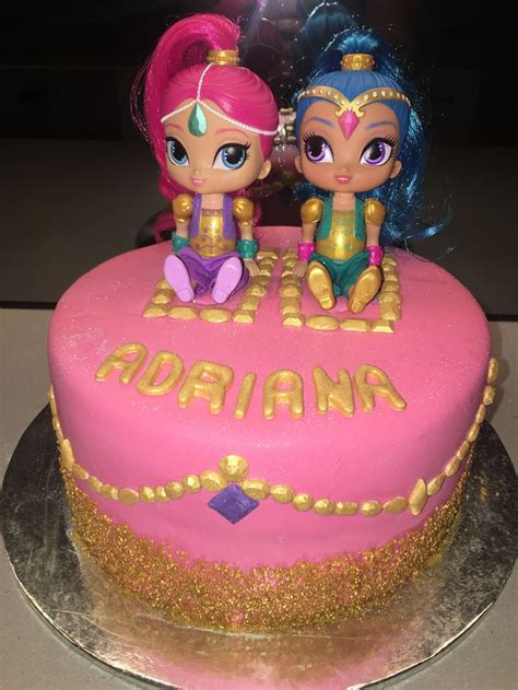 Shimmer and shine themed cake. Shimmer and Shine Cake | Shimmer and shine cake, Cake, How ...