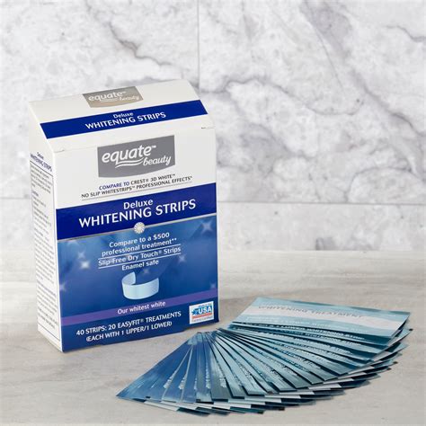Equate Ultra White Whitening Strips Enamel Safe 24 Whitening Strips
